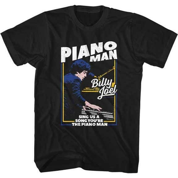 BILLY JOEL Singer Songwriter Pianist CLASSIC ROCK CONCERT TOUR Adult T-Shirt