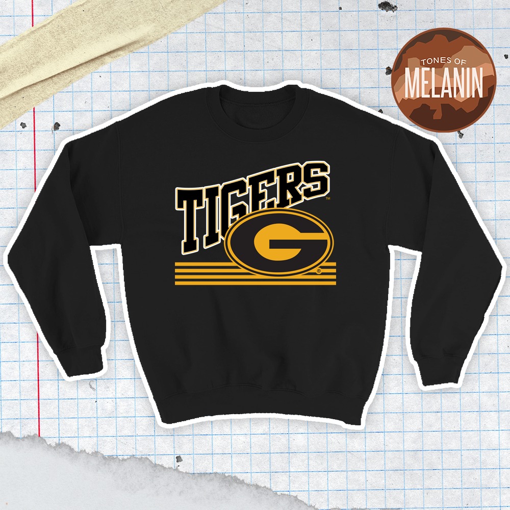 BLACK CLASSIC GRAMBLING CREWNECK