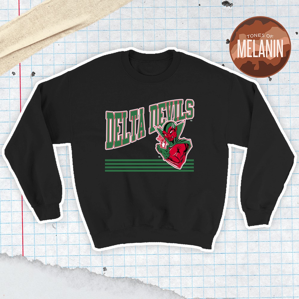 BLACK MVSU CLASSIC CREWNECK