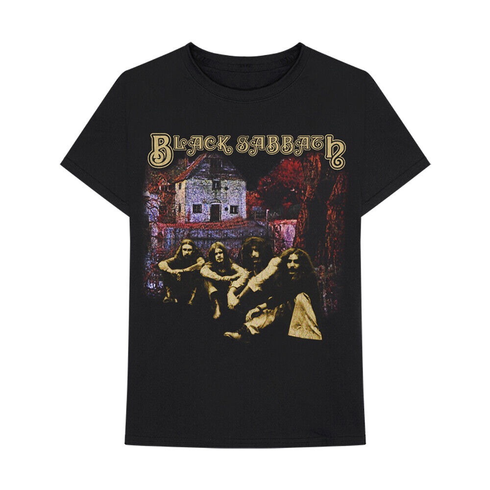 BLACK SABBATH Self-Titled Debut Album shirt TEE NEW Black Tshirt Fullsizes