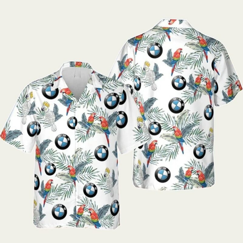 BMW CAR LOGO HAWAIIAN SHIRT