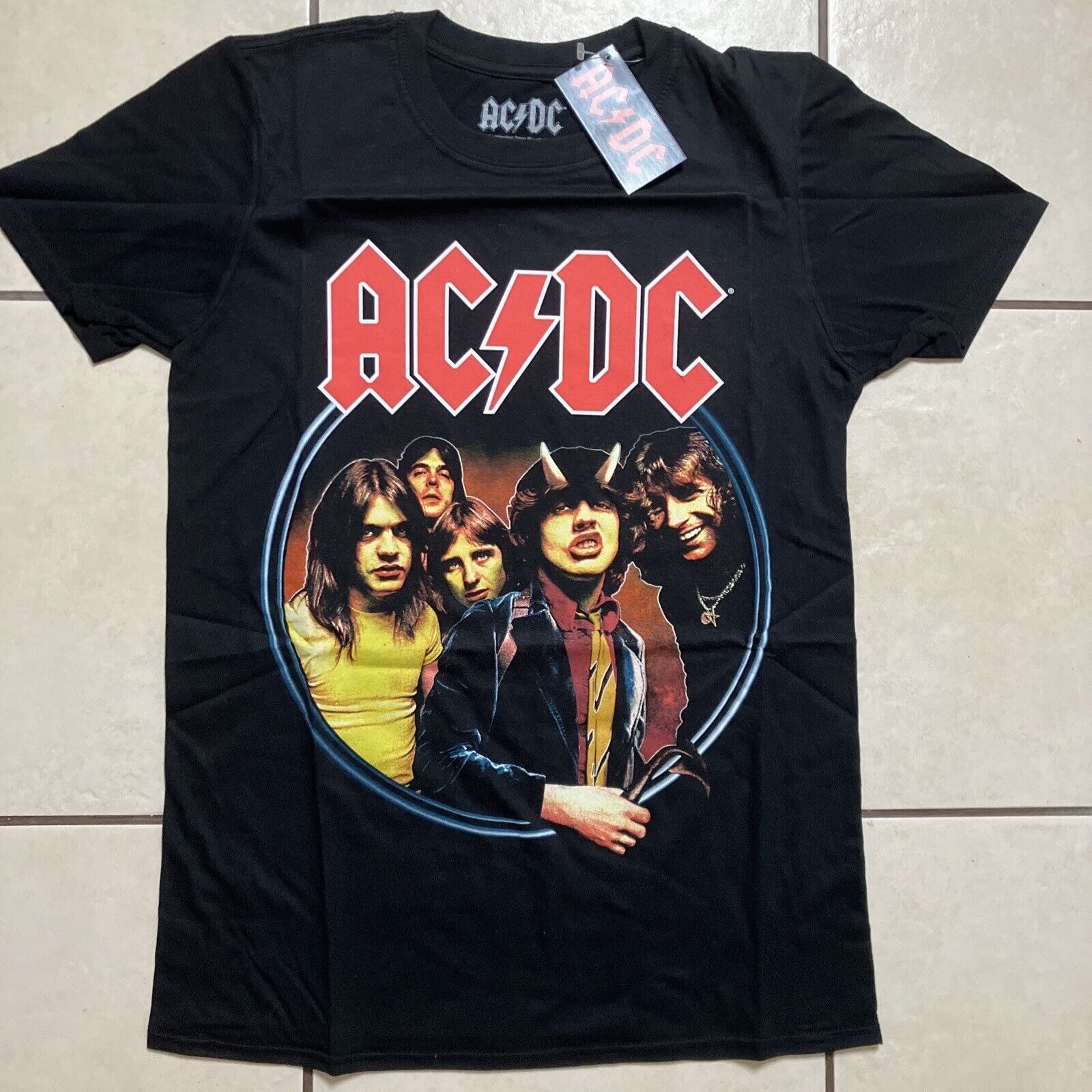 BNWT MENS AC DC T-SHIRT Full Size S-5XL