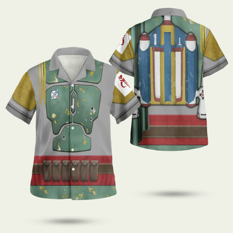 BOBA FET COSPLAY HAWAIIAN SHIRT