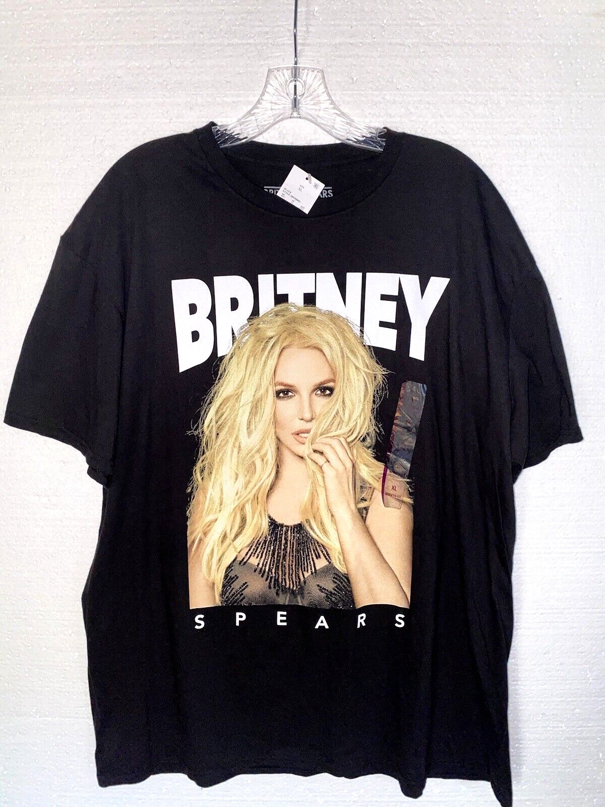 BRITNEY SPEARS COLLECTION Graphic T-Shirt Black 2019 Short Sleeve NWT