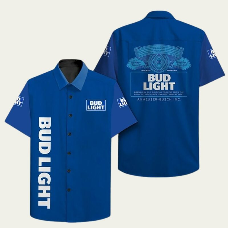 BUD LIGHT BEER 1 HAWAIIAN SHIRT