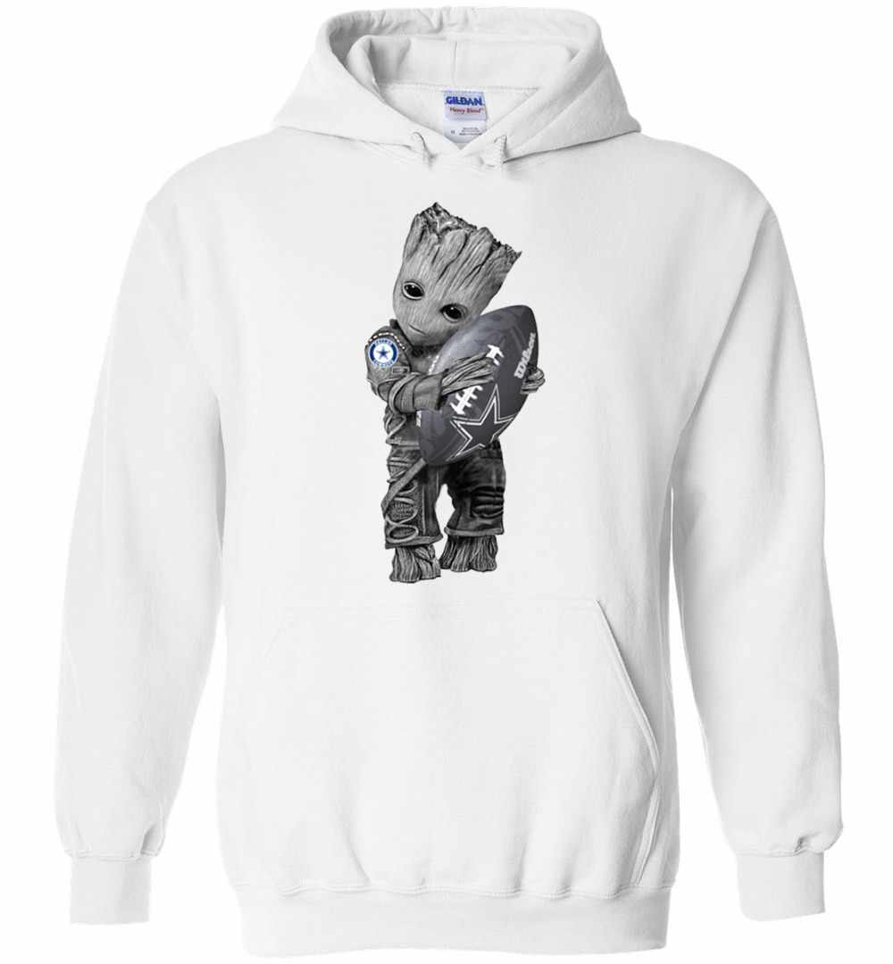 Baby Groot Hug Dallas Cowboys Ball s Unisex Pullover Hoodie