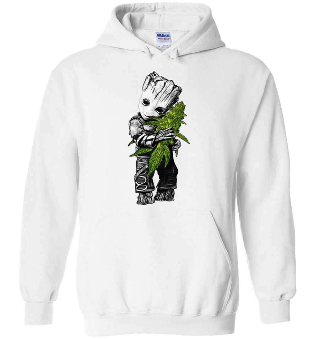 Baby Groot Hugs Weed s Unisex Pullover Hoodie