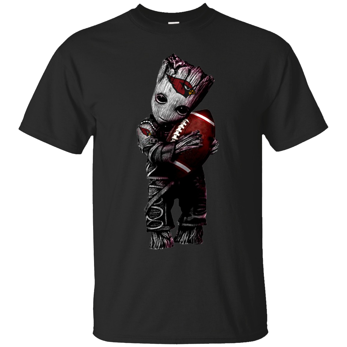 Baby Groot Loves Arizona Cardinals Unisex T Shirt