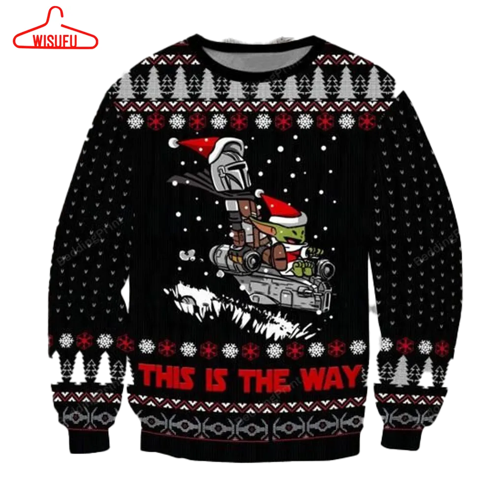 Baby Yoda Star War This Is The Way Ugly Christmas Sweater