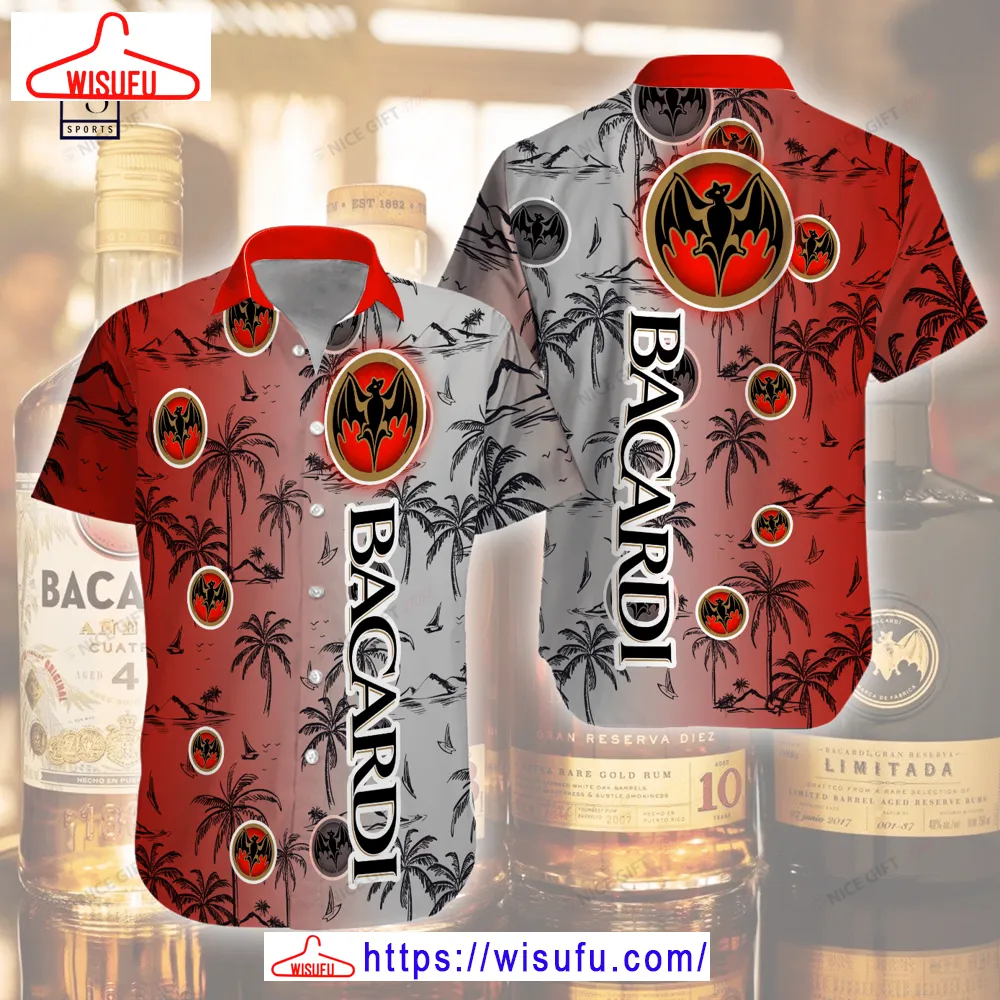 Bacardi Rum 3d Hawaiian Shirt, New Fashion Gifts