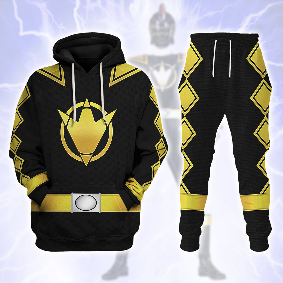 Back in Black Ranger Dino Thunder Track suit 