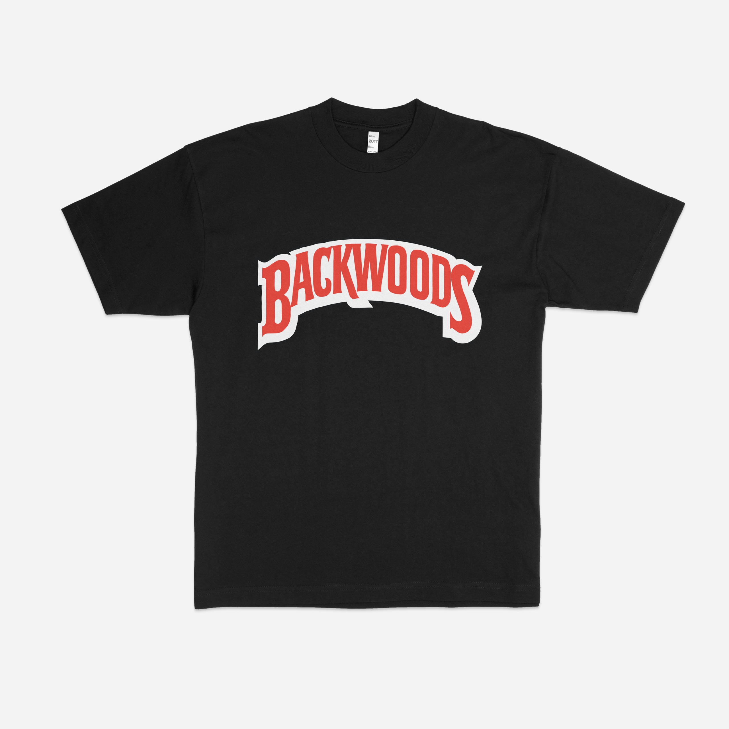 Backwoods Logo Unisex Black Graphic T-Shirt