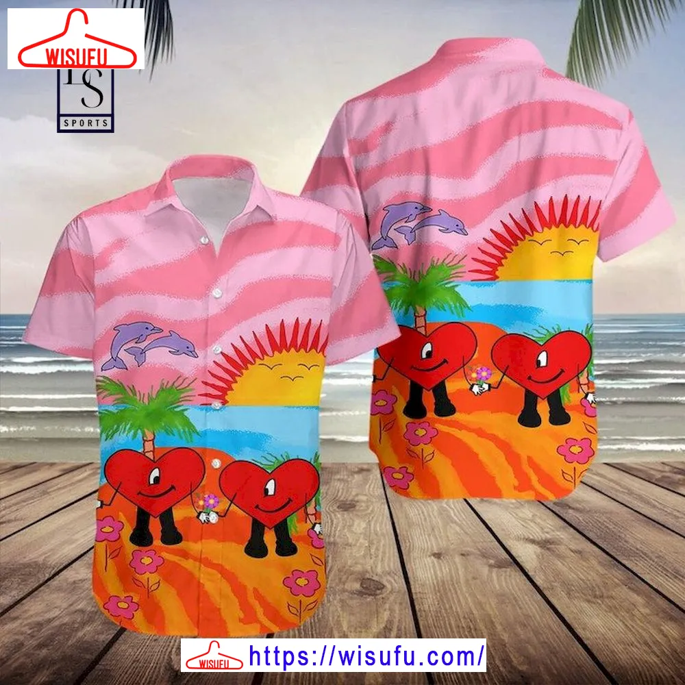 Bad Bunny Pink Un Verano Sin Ti Hawaiian Shirt, New Fashion Gifts