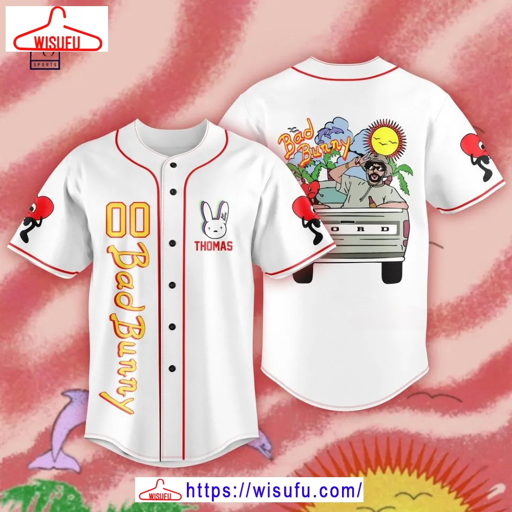 Bad Bunny Un Verano Sin Ti Custom Number Baseball Jersey, New Fashion Gifts