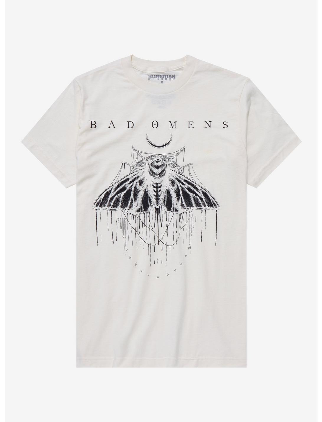 Bad Omens Moth Boyfriend Fit Girls T-Shirt