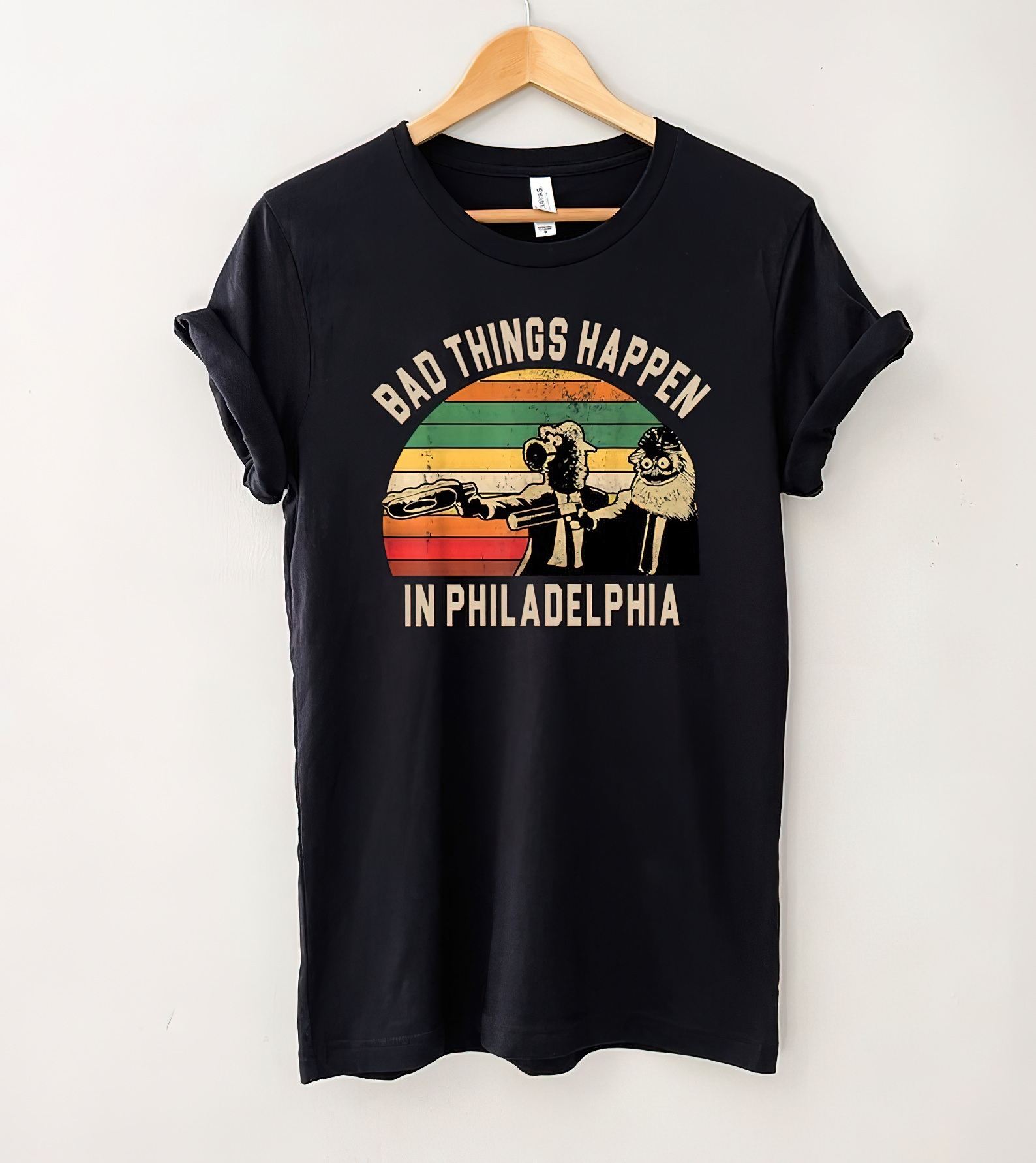 Bad Things Happen In Philadelphia Vintage T-Shirt, Biden Harris 2022 Shirt, Joe Biden Tee, Gift Tee For You And Your Friends-gigapixel-standard-scale-2_00x