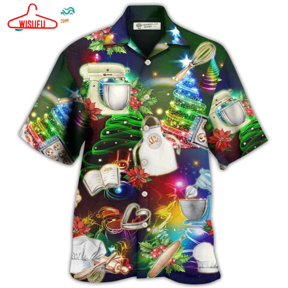 Baking Lover Amazing Merry Christmas Hawaiian Shirt- Wisufu Aloha