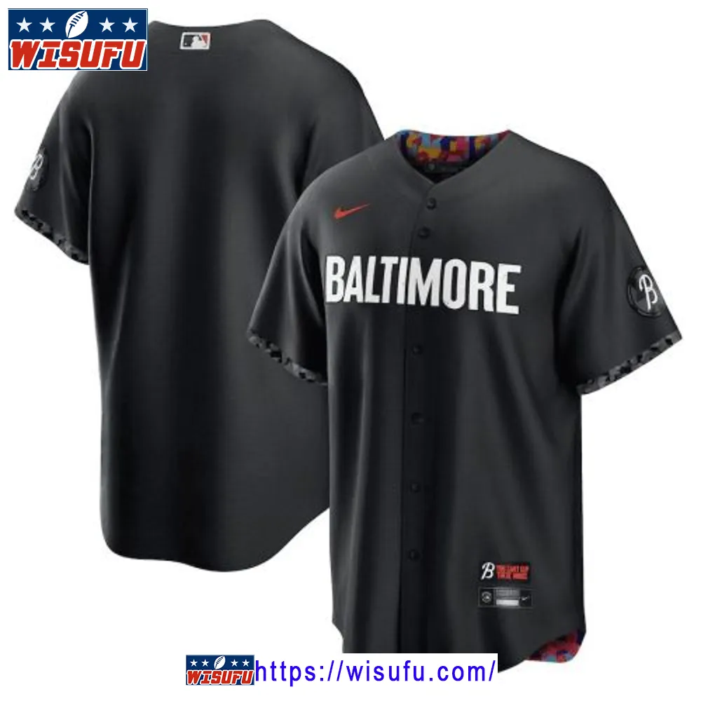 Baltimore Orioles 2023 City Connect Men Jersey - Black