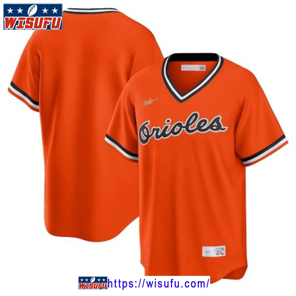 Baltimore Orioles Alternate Cooperstown Collection Team Jersey - Orange