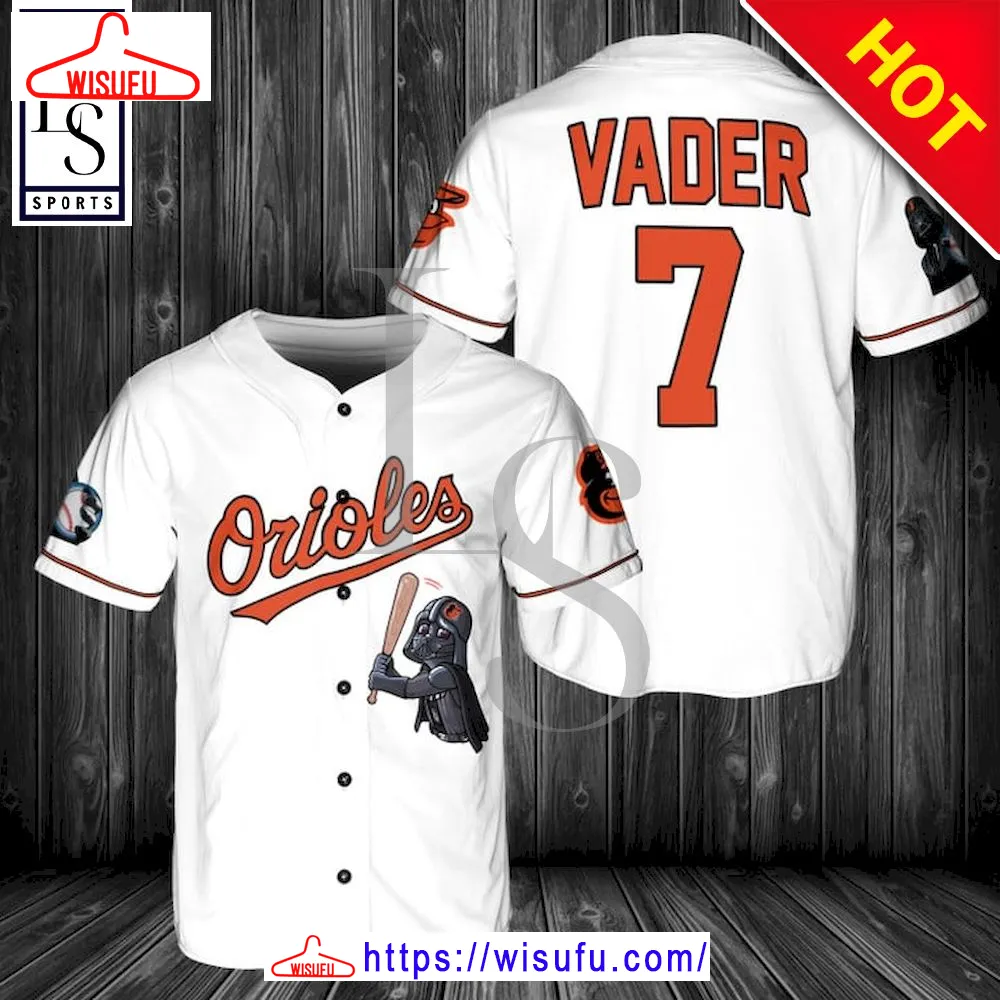 Baltimore Orioles Darth Vader Baseball Jersey, New Fashion Gifts