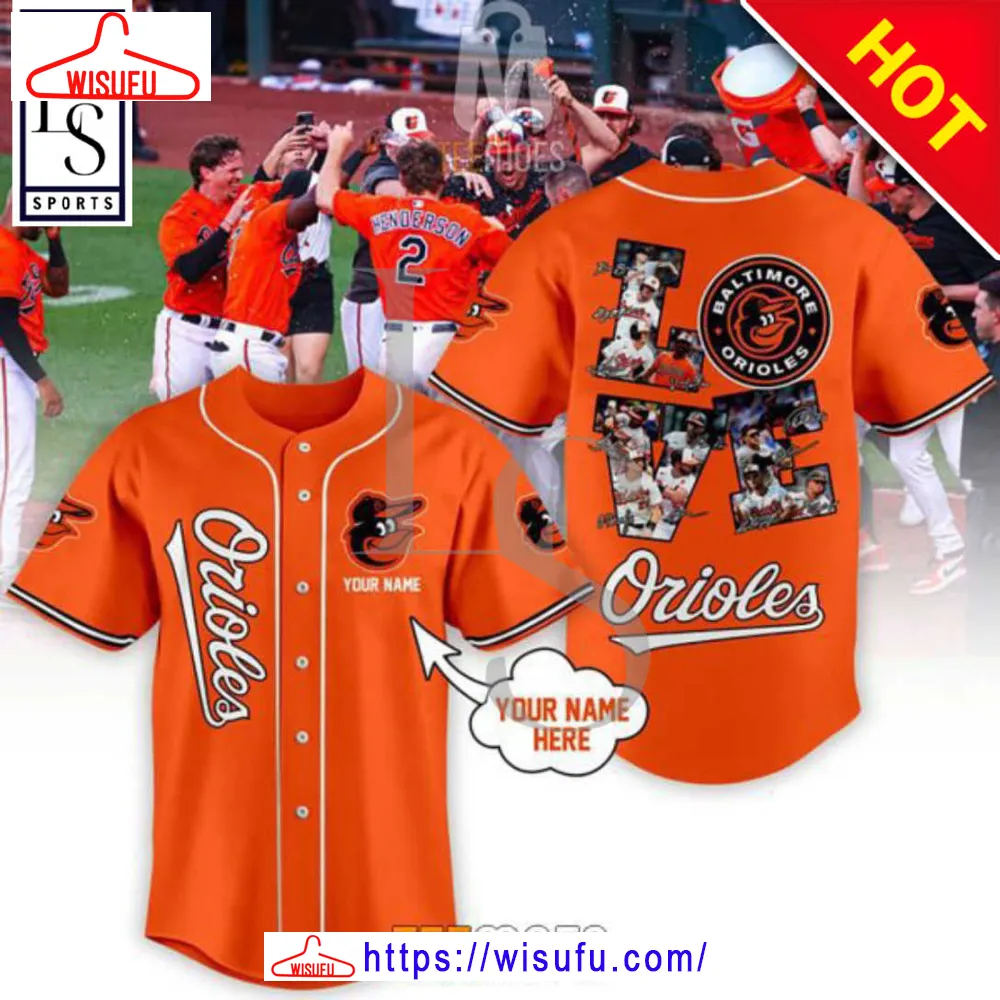 Baltimore Orioles Love Team 2023 Customized Baseball Jersey, New Fashion Gifts