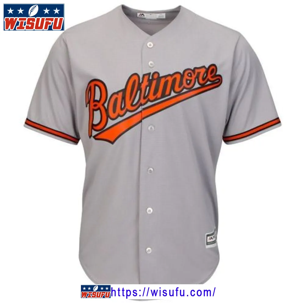 Baltimore Orioles Official Cool Base Jersey - Gray