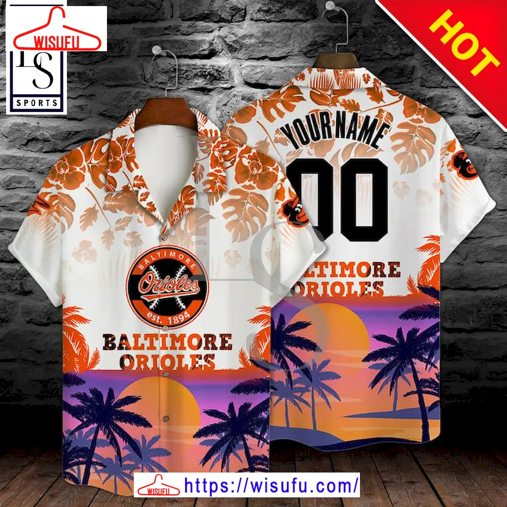 Baltimore Orioles Summer Major League Baseball Personalized Hawaiian Shirt, New Fashion Gifts