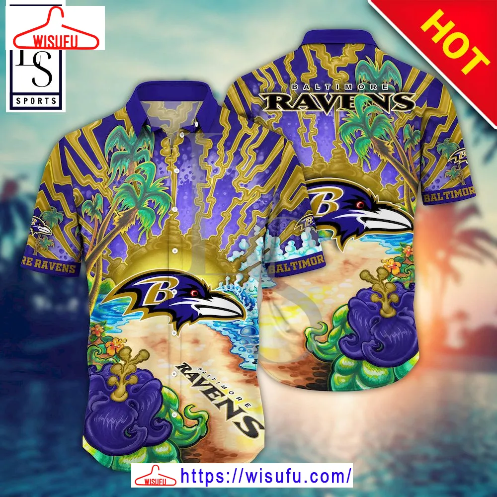 Baltimore Ravens Aloha Island Hawaii Shirt, New Fashion Gifts