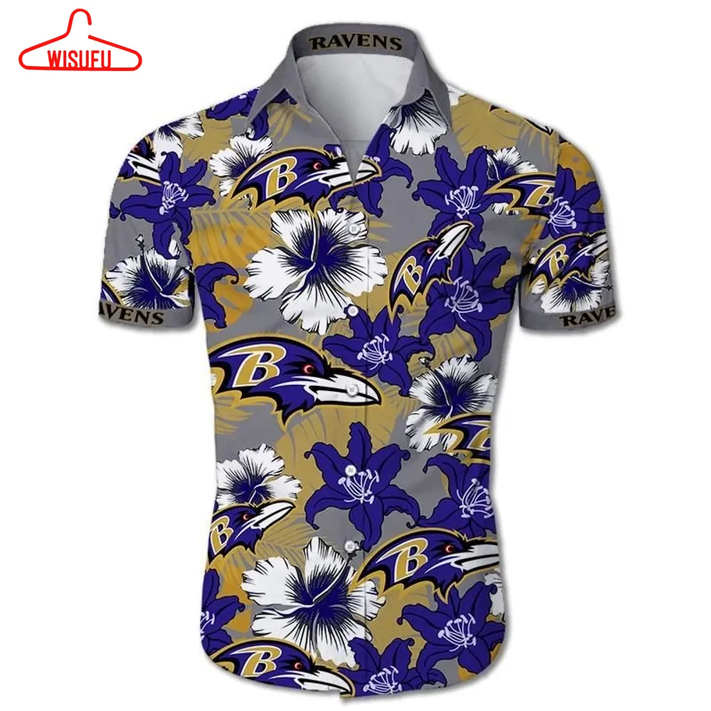 Baltimore Ravens Nfl Tropical Hawaiian Shirt, New Fashion Gifts