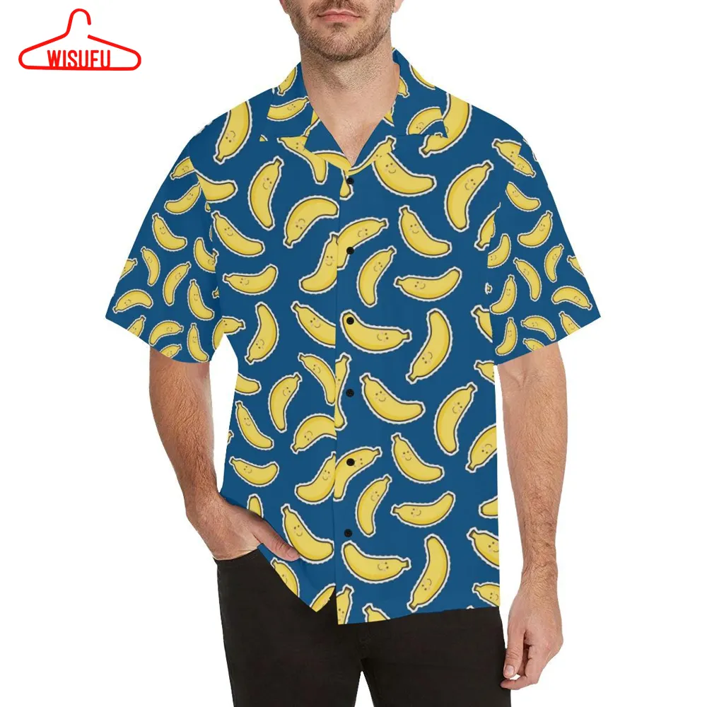 Banana Pattern Print Design Ba03 Hawaiian Shirt, New Hawaiian Holiday Outfits, New Fashion Gifts