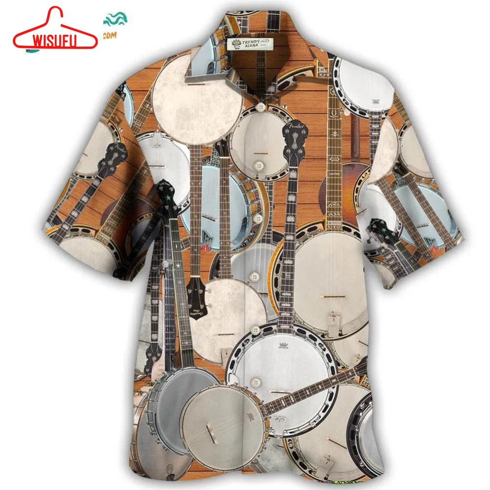 Banjo Music Love Life Style Hawaiian Shirt- Wisufu Aloha