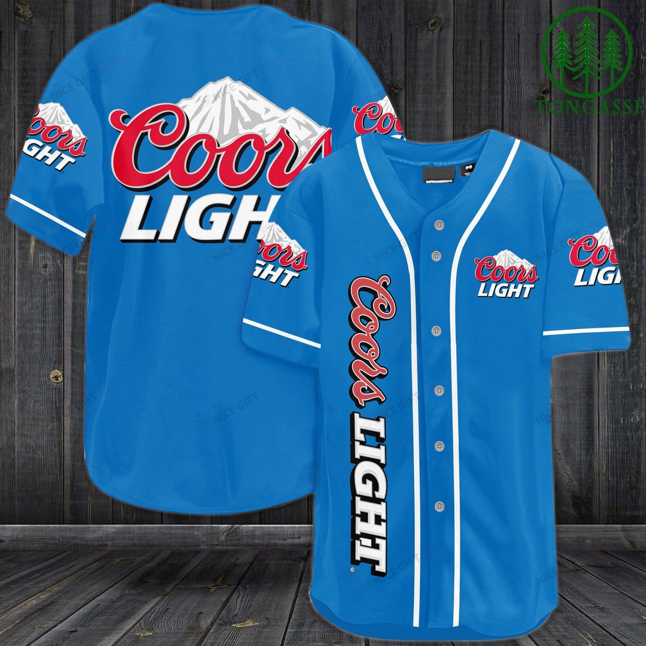 BankidShop Coors Light Baseball Jersey Shirt 100008192070