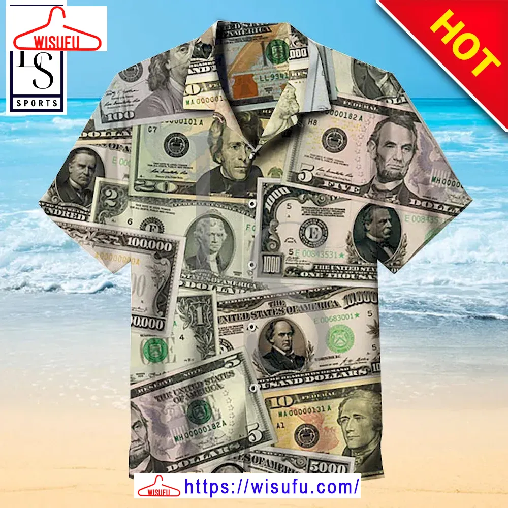 Banknotes Of The United States Hawaiian Shirt, New Fashion Gifts