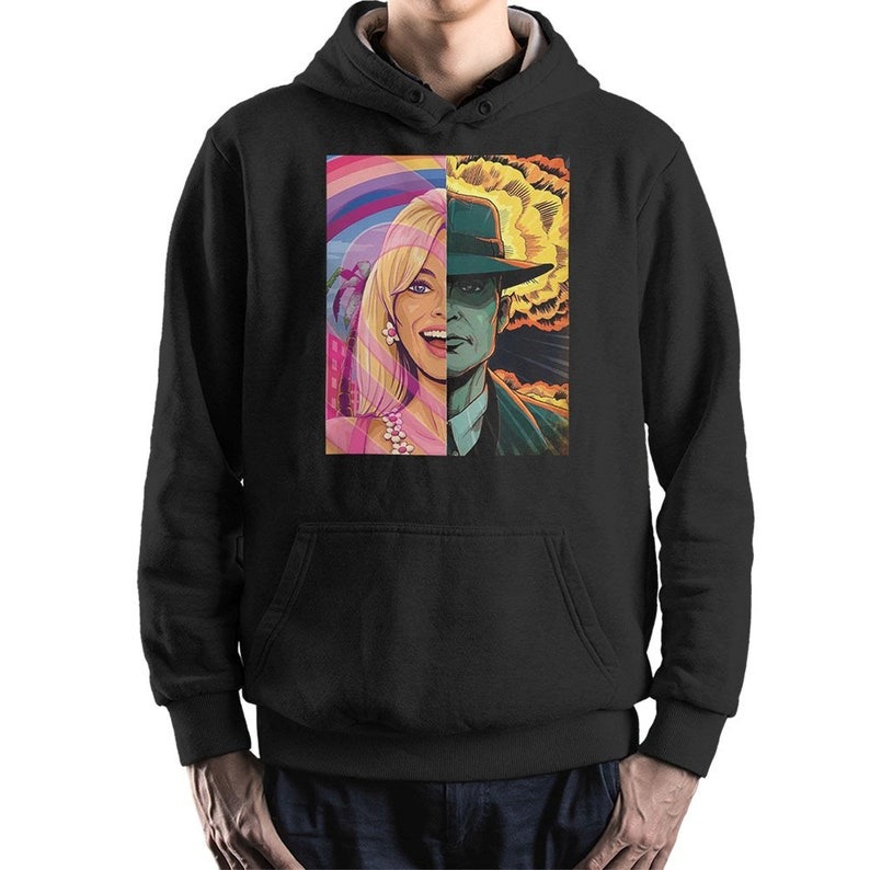 Barbenheimer Original Art Hoodie and Sweatshirt, Oppenheimer Hoodie, Unisex