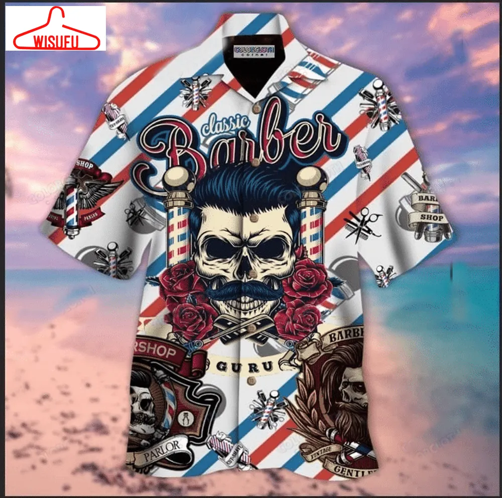 Barber - Hawaiian Shirt, New Hawaiian Holiday Outfits, New Fashion Gifts