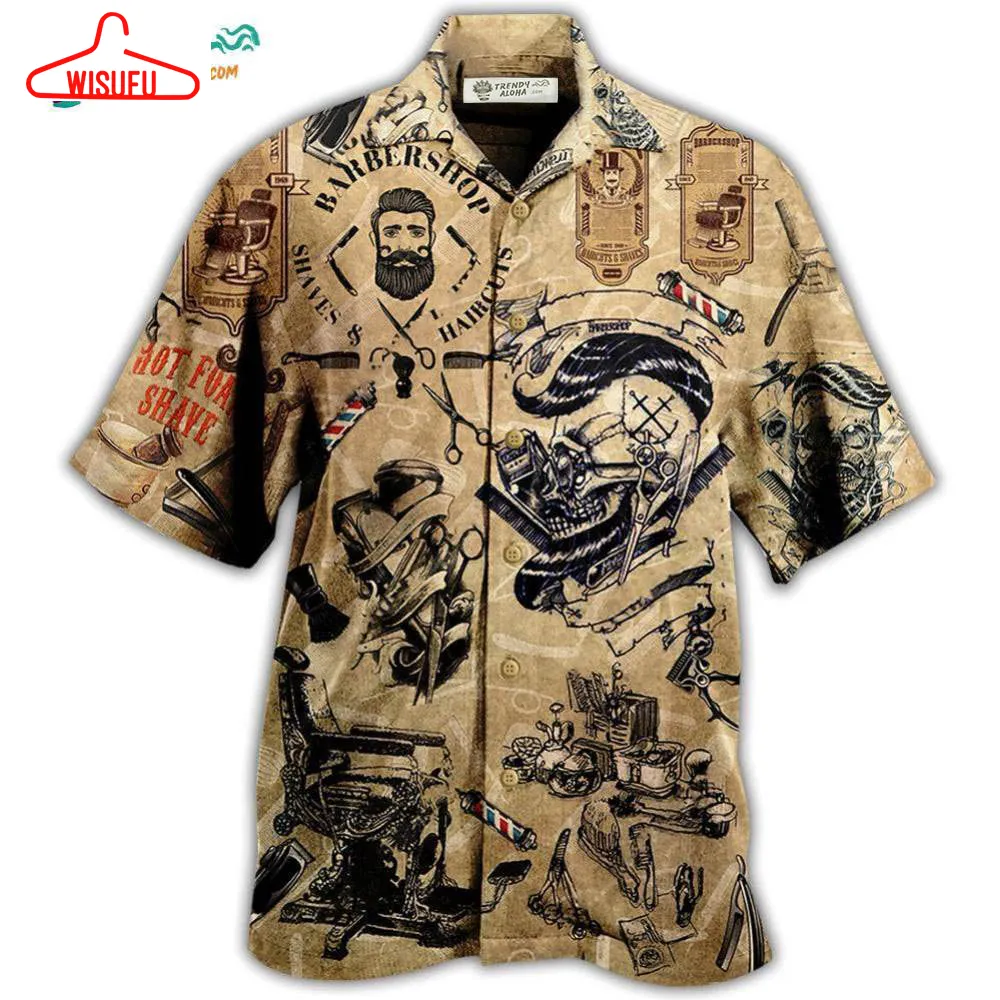 Barber Shop Vin-tage Style Hawaiian Shirt- Wisufu Aloha