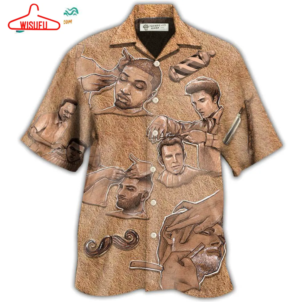 Barber Style Hawaiian Shirt- Wisufu Aloha