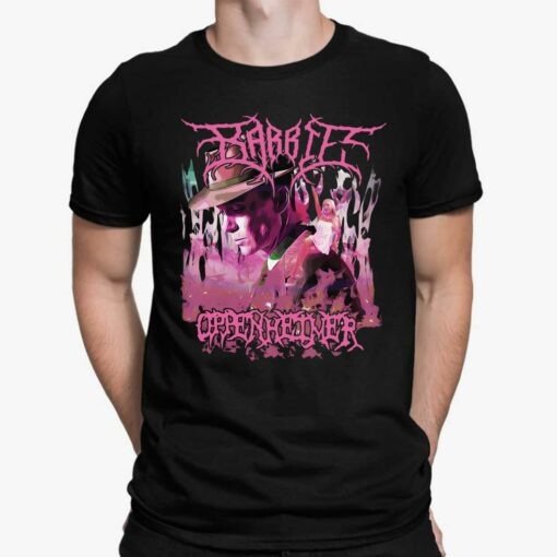 Barbie Oppenheimer Black Metal Shirt, Hoodie, Sweatshirt, Women Tee