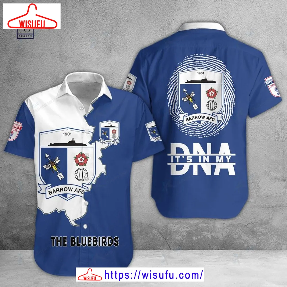 Barrow Afc Is My Dna Hawaiian Shirt, New Fashion Gifts