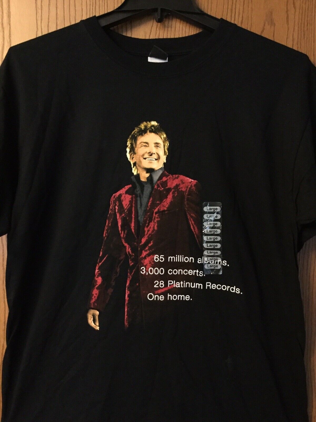 Barry Manilow Shirt Music And Passion  Las Vegas Hilton