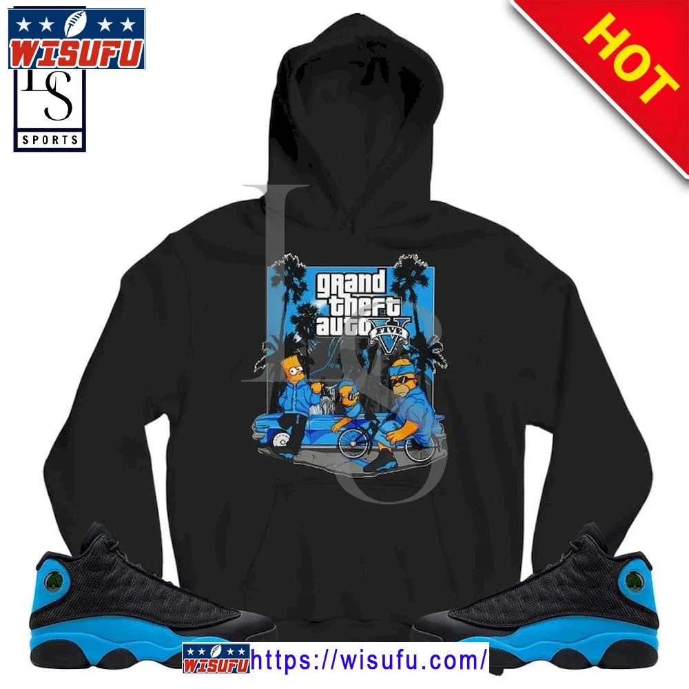 Bart Chicano Sneaker Match Black University Blue Hoodie