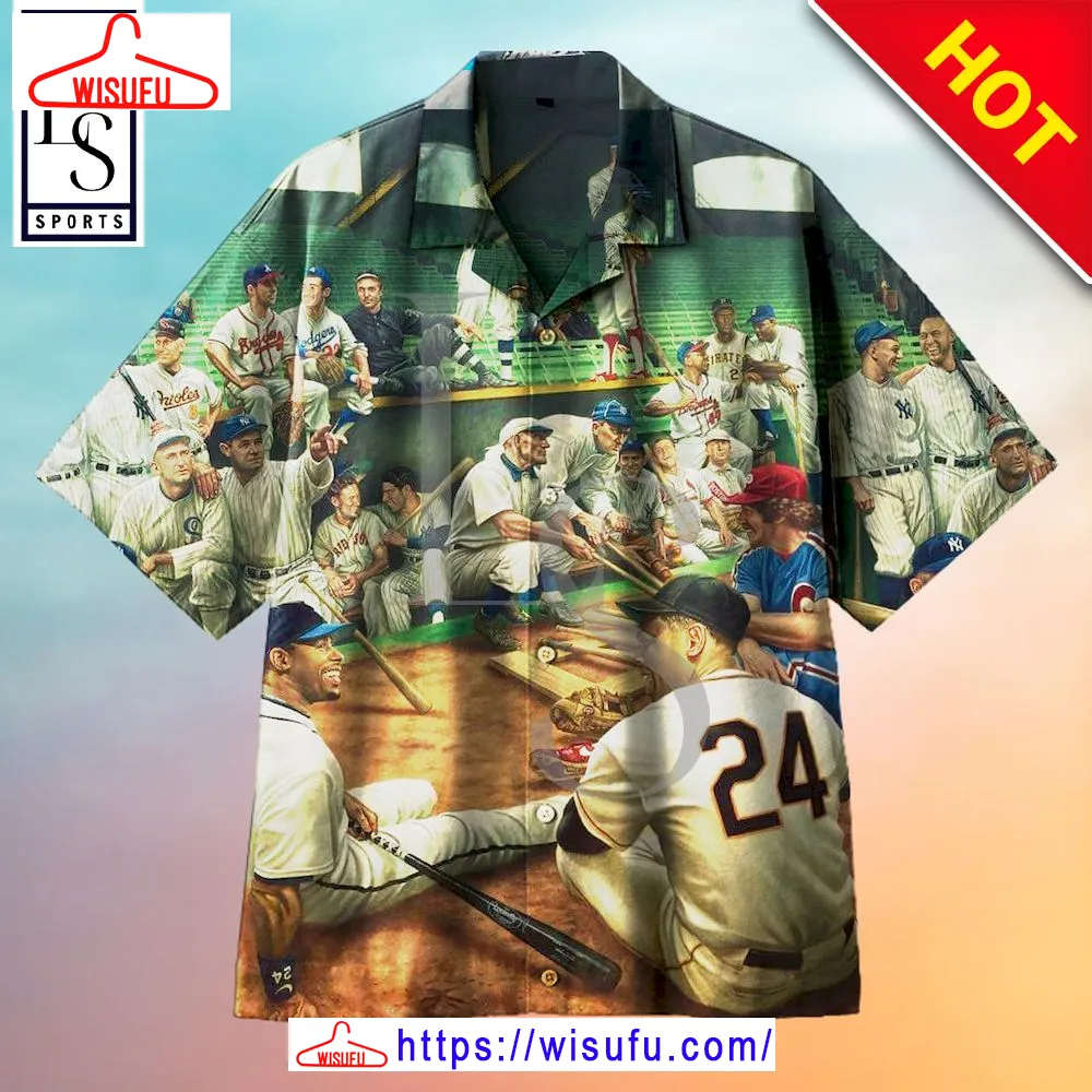 Baseball Era Hawaiian Shirt, New Fashion Gifts