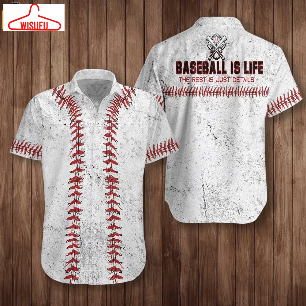 Baseball Is Life The Rest Is Just Details Baseball Dirty Hawaiian Shirt, New Fashion Gifts