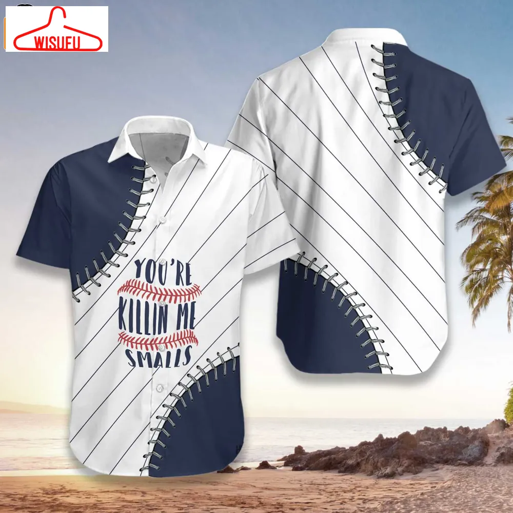 Baseball Lover Navy Blue Hawaiian Shirt, New Fashion Gifts