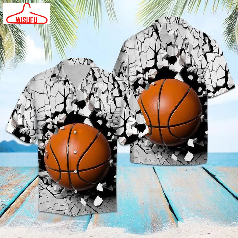 Basketball Broken Wall Hawaiian Shirt