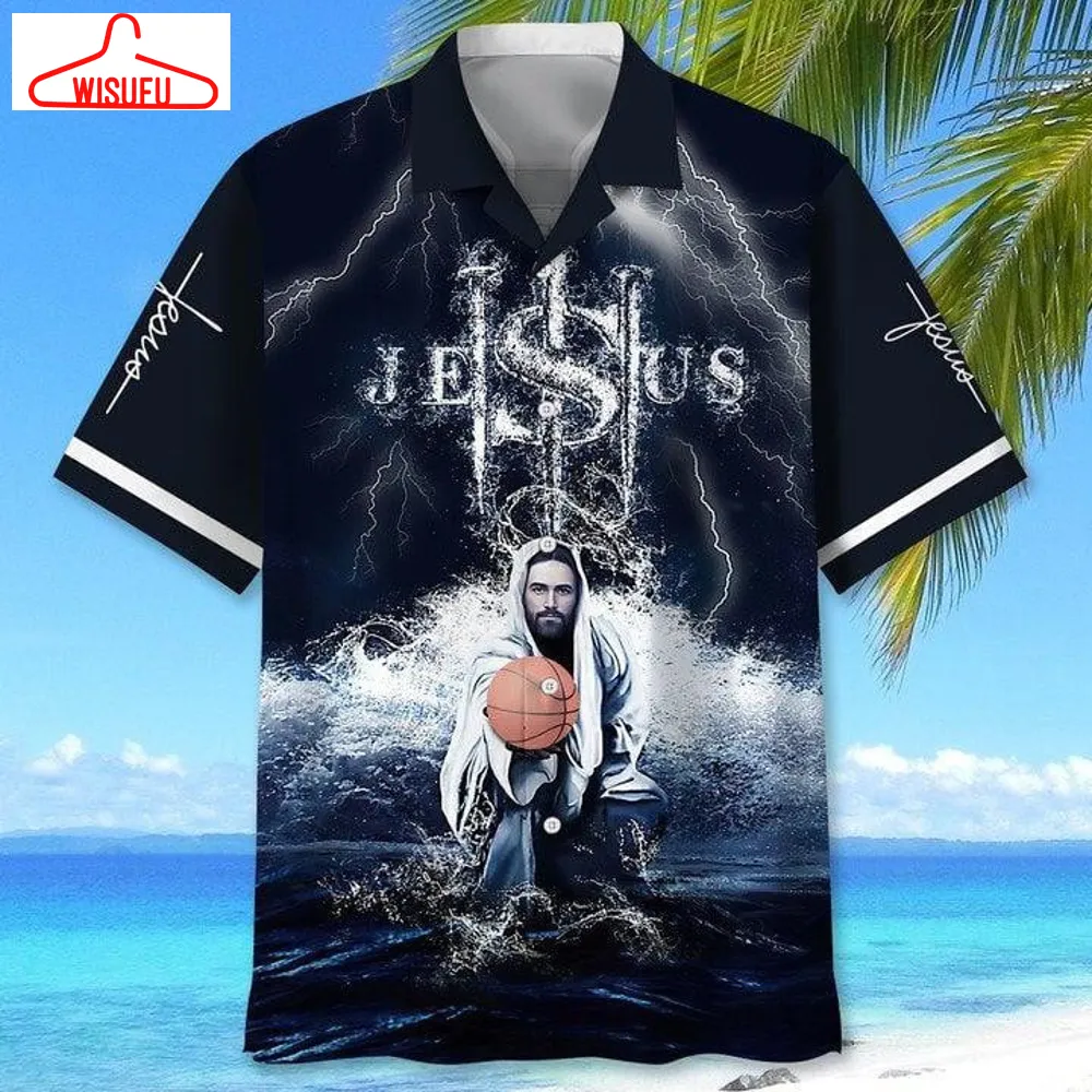 Basketball Jesus Hawaiian Shirt