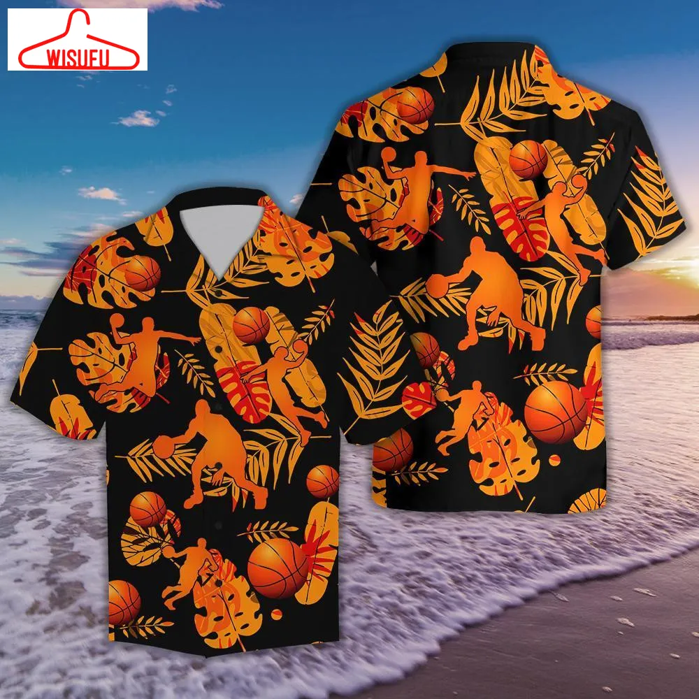 Basketball Tropical Hawaiian Shirt