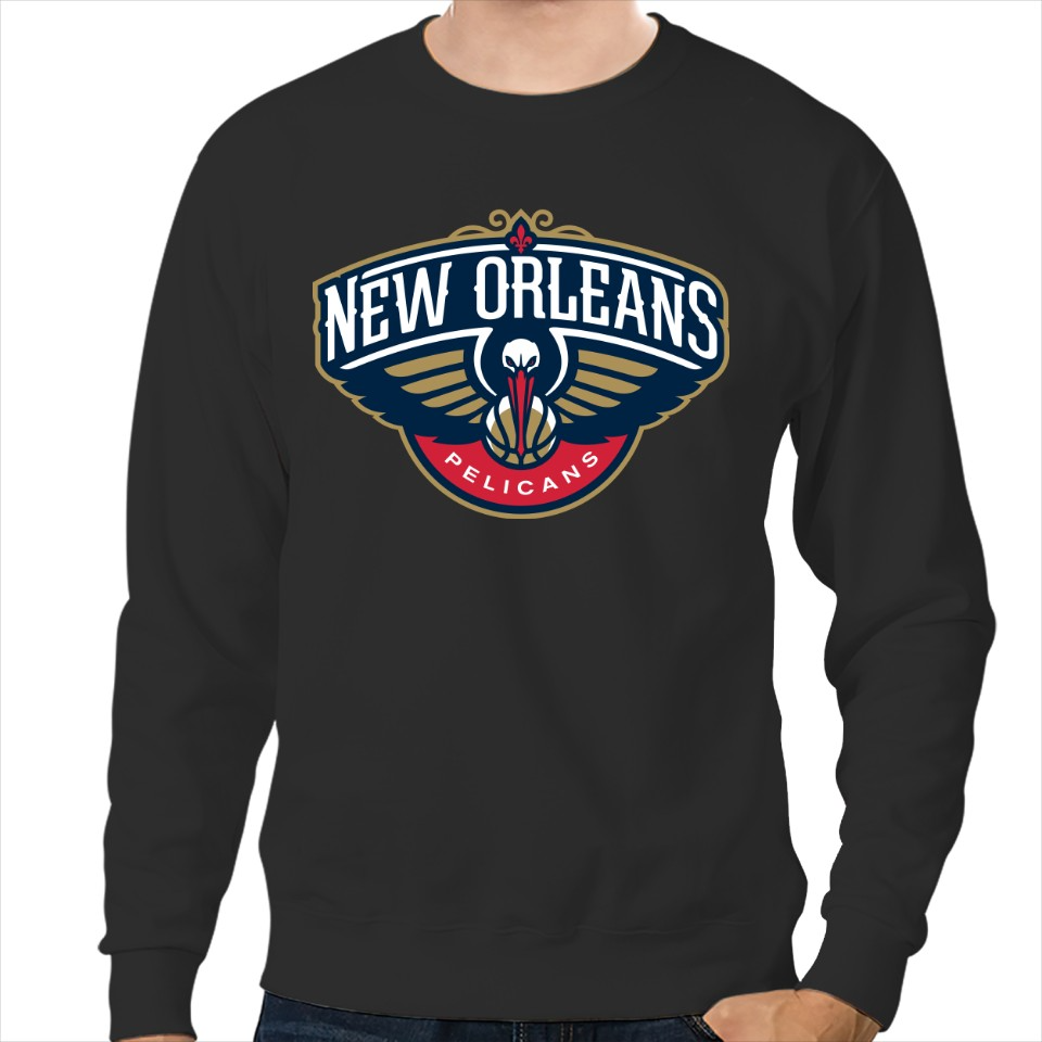 Basketball-New-Orleans-Pelicans Sweatshirts Black