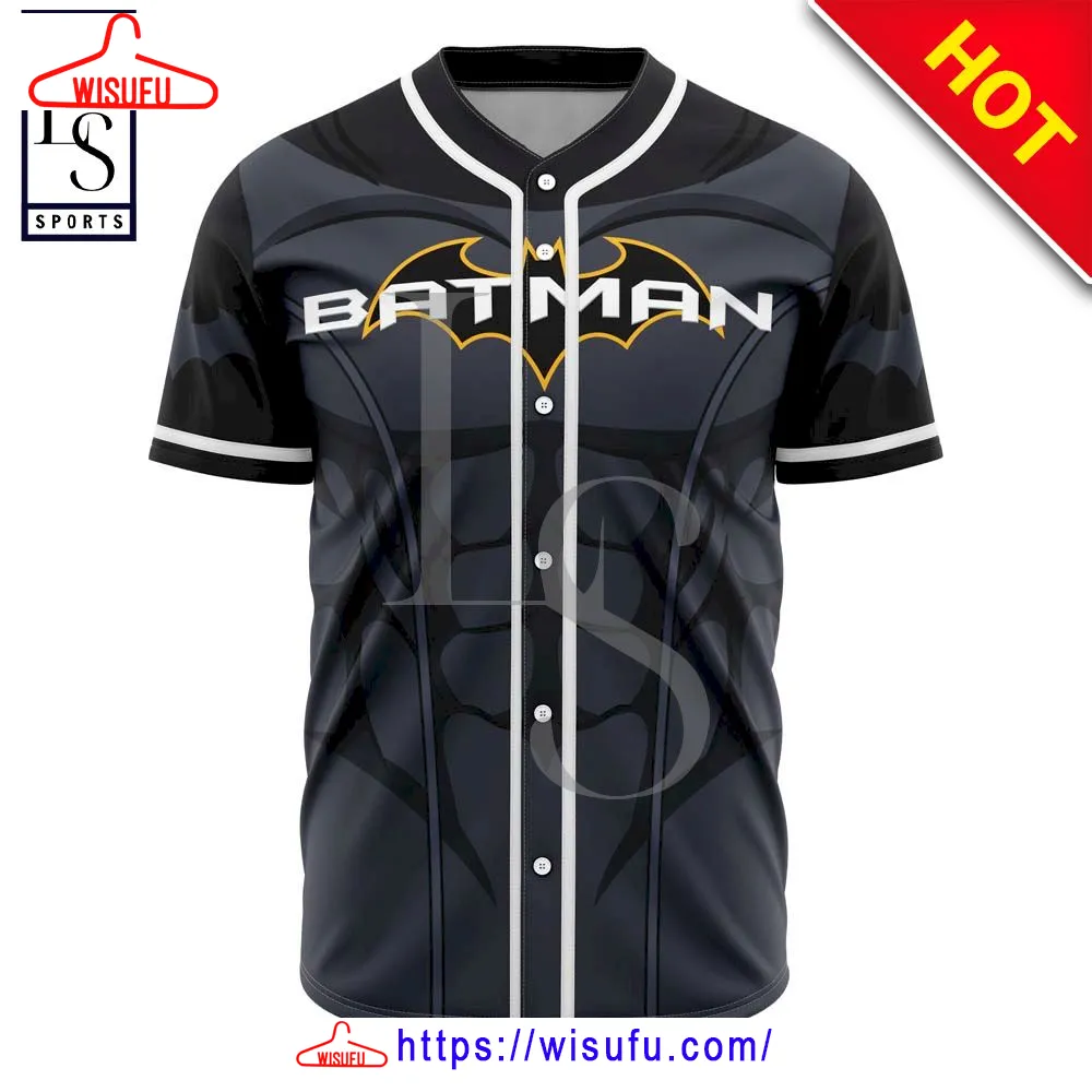 Batman Dc Comics Baseball Jersey, New Fashion Gifts