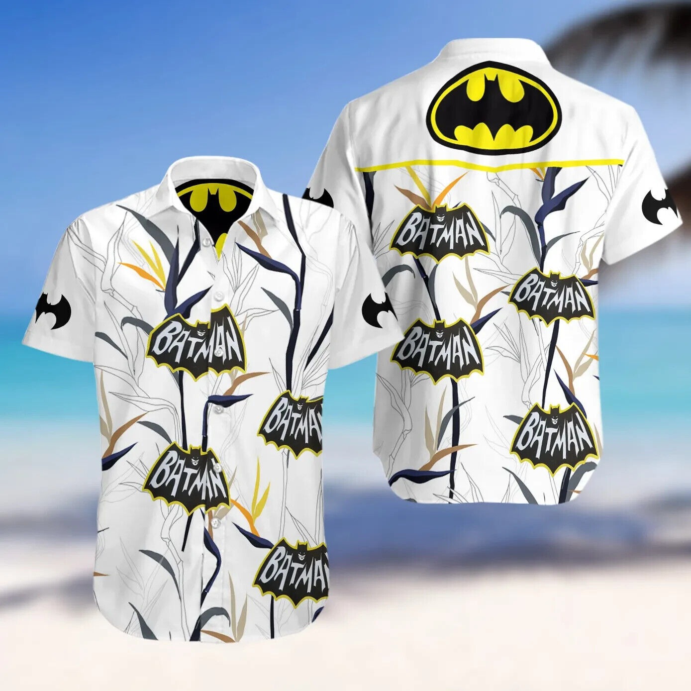 Batman Hawaiian Shirt, Batman Beach Shirt For Men, S-5XL US Size